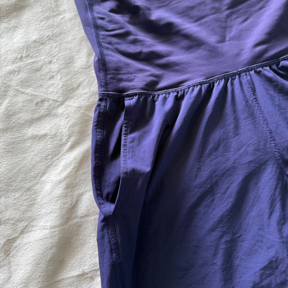 Lululemon Om Pants Purple High Rise Yoga Joggers Adjustable Hem Size 6 - Picture 9 of 12
